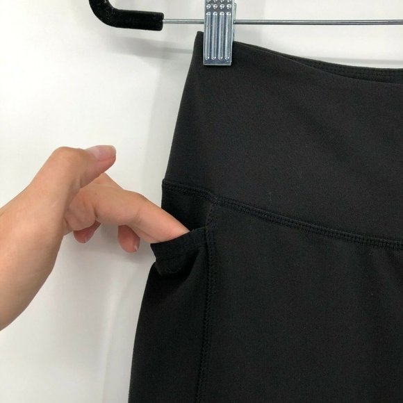 Gymshark Dreamy Sculpture Side Pockets Athletic Yoga Leggings Black Womens S - Picture 5 of 7